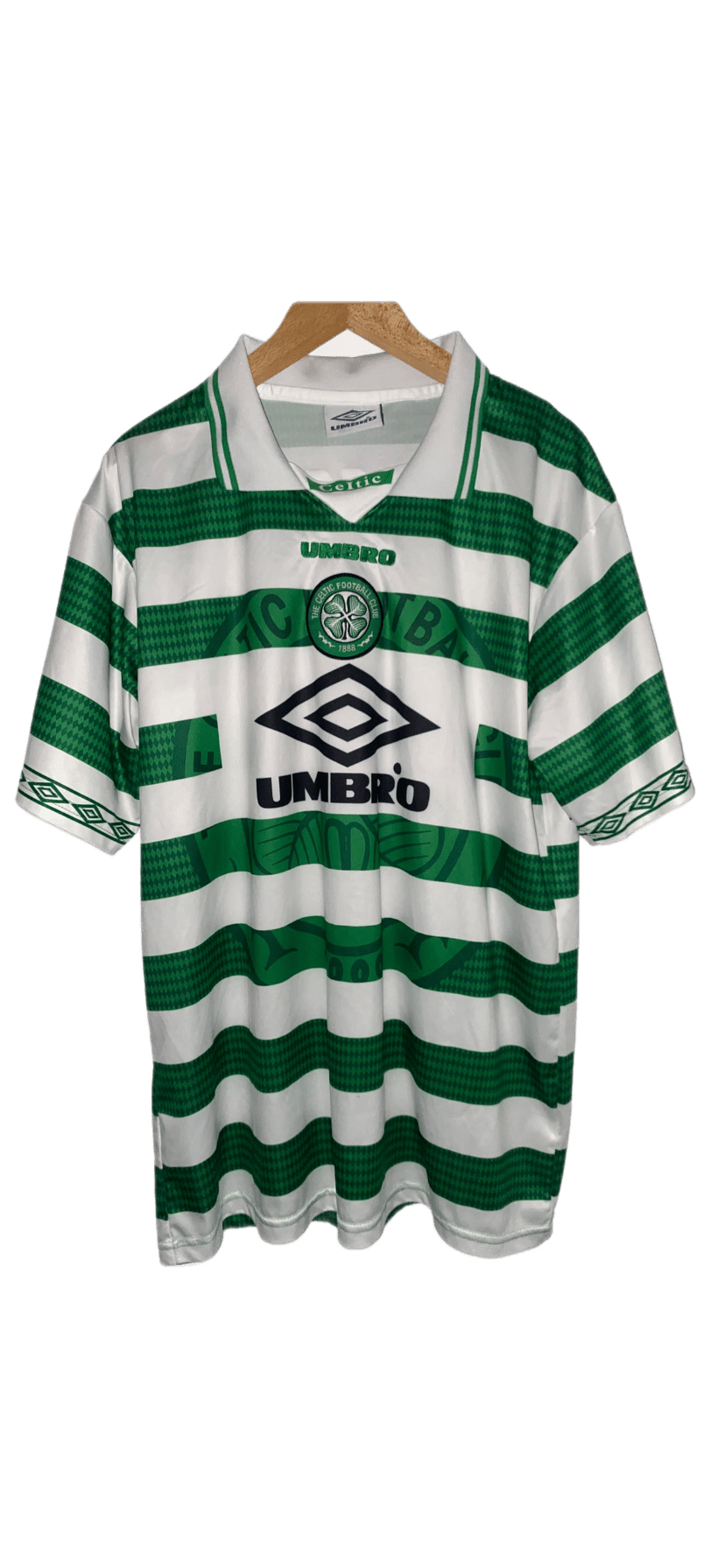 Celtic FC 1997/98 home shirt, Henrik Larsson - L | Size | Forza Shirts