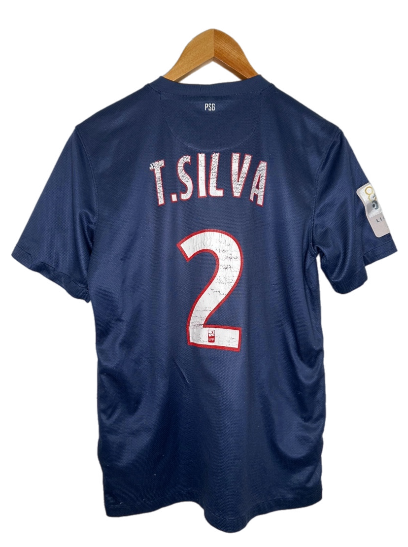 Flocage Officiel - Paris Saint-Germain, Thiago Silva, 2013/2014, Home, – Footpress