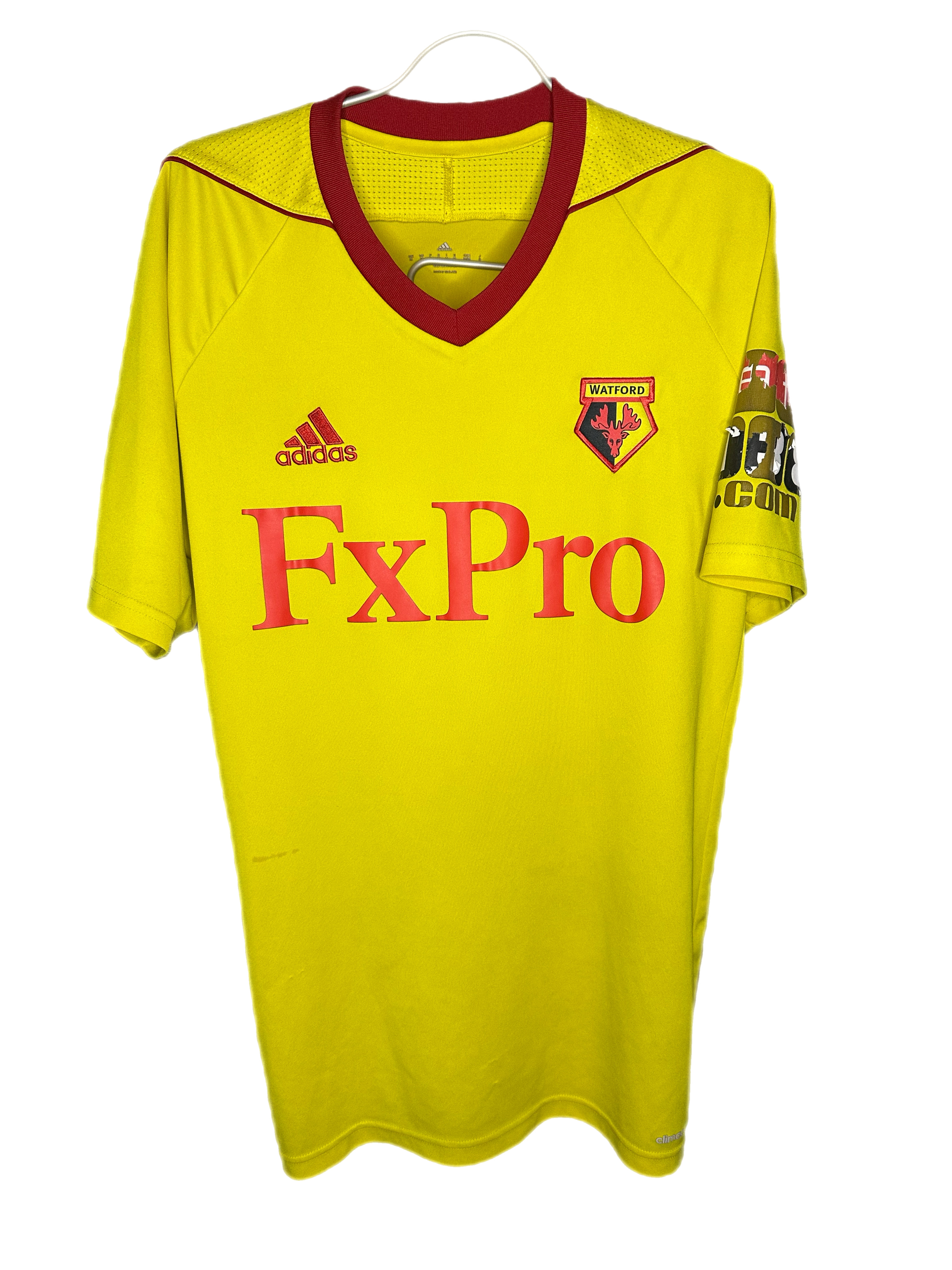 Watford FC 2017/18 Home Shirt | Gerard Deulofeu | Medium | Forza