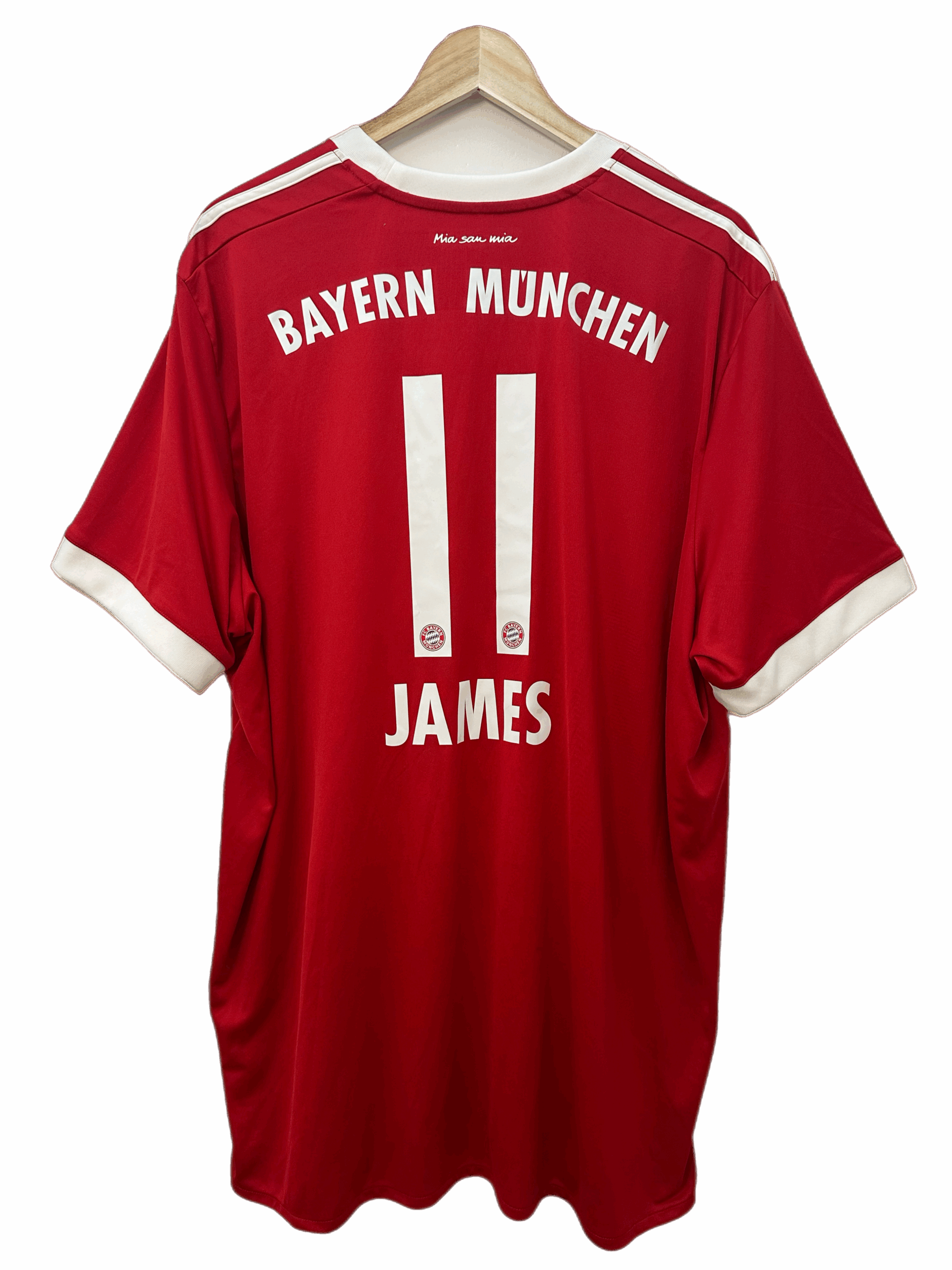 FC Bayern München 2017/18 home shirt, James Rodriguez XXXL